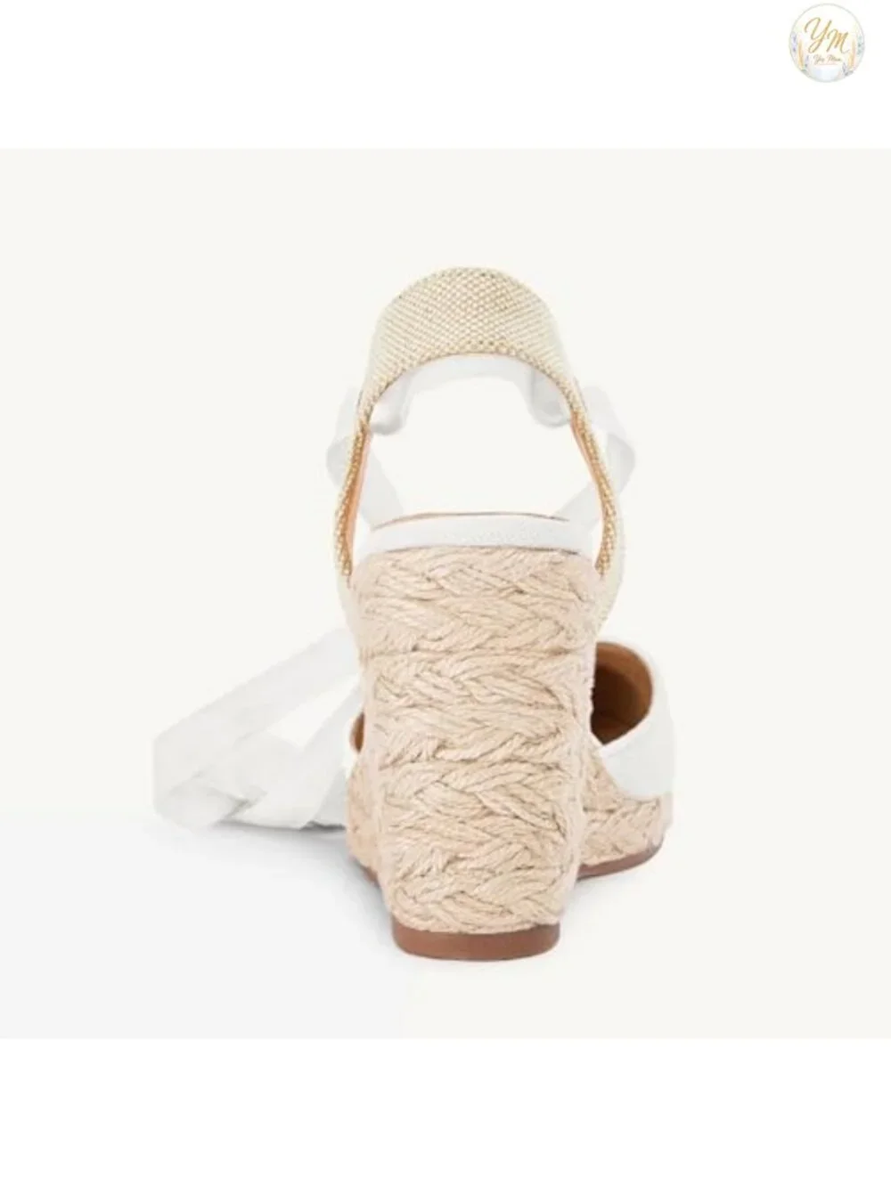 Womens Lace Up Espadrille Wedges Platform Sandals Closed Toe Slingback Heels